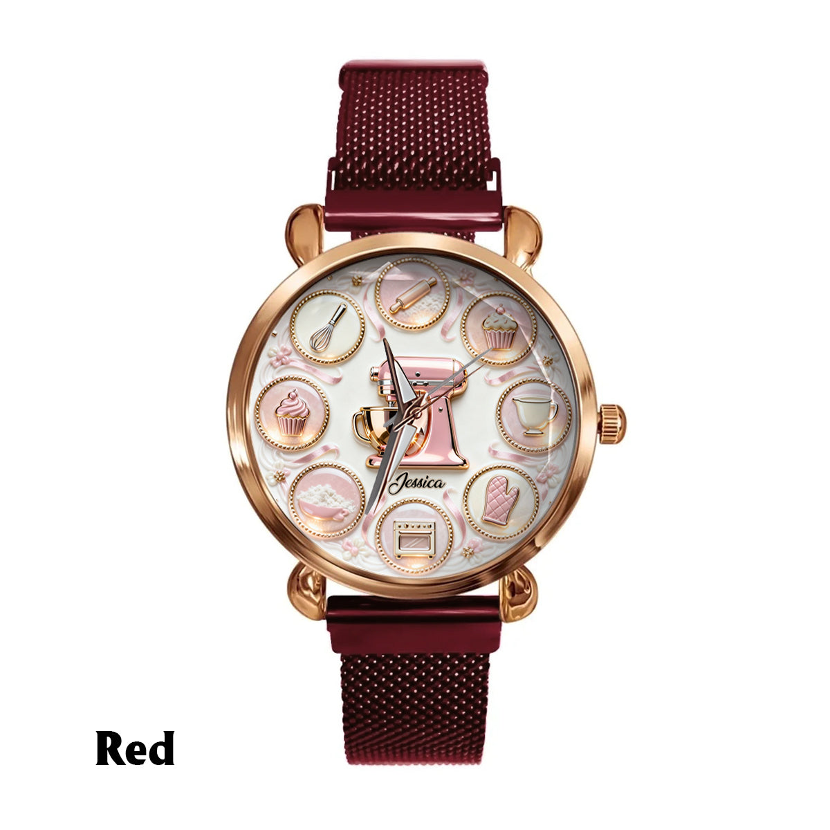 Love Baking - Personalized Baking Women Hand Watch