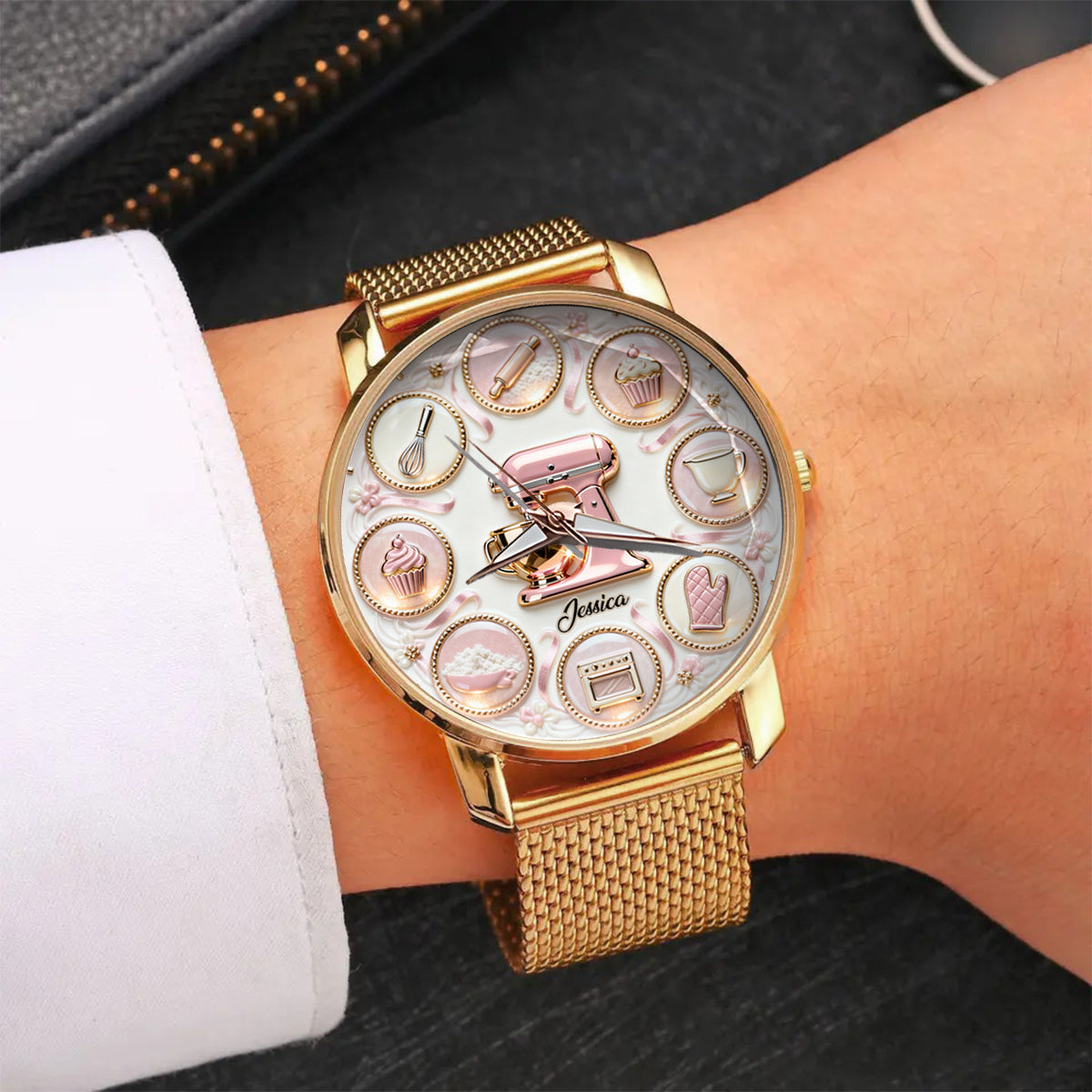 Love Baking - Personalized Baking Women Hand Watch