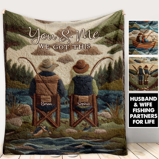You & Me - Personalized Fishing Blanket