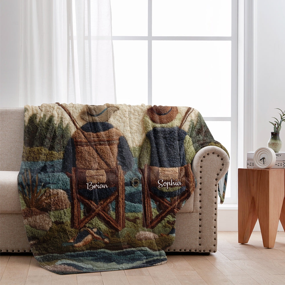 You & Me - Personalized Fishing Blanket