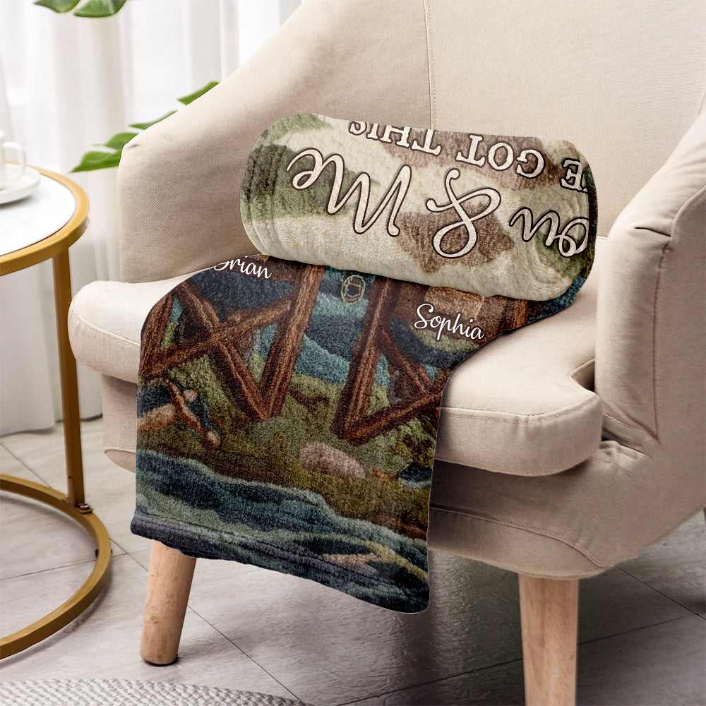 You & Me - Personalized Fishing Blanket