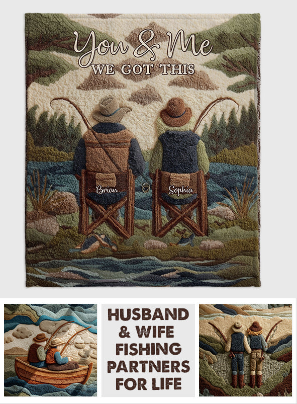 You & Me - Personalized Fishing Blanket
