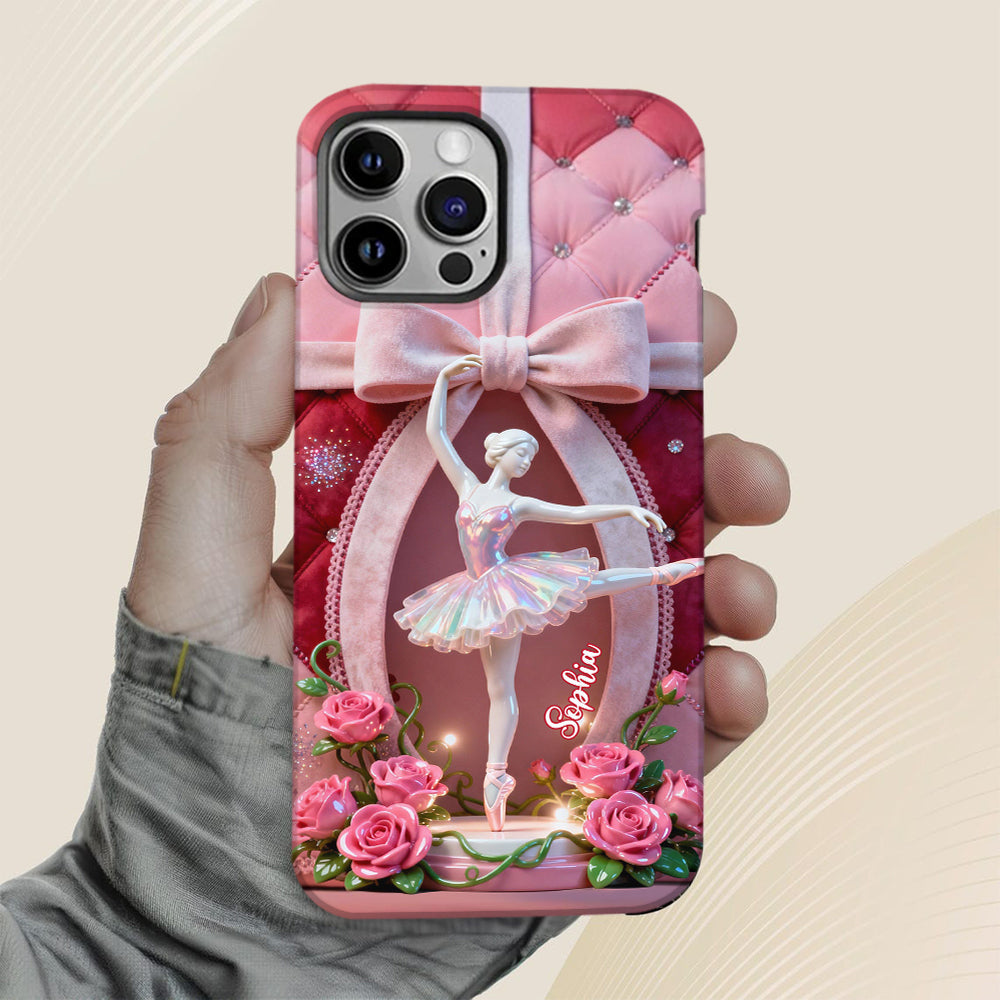Just A Girl Who Loves To Dance - Personalized Ballet Full Print Phone Case