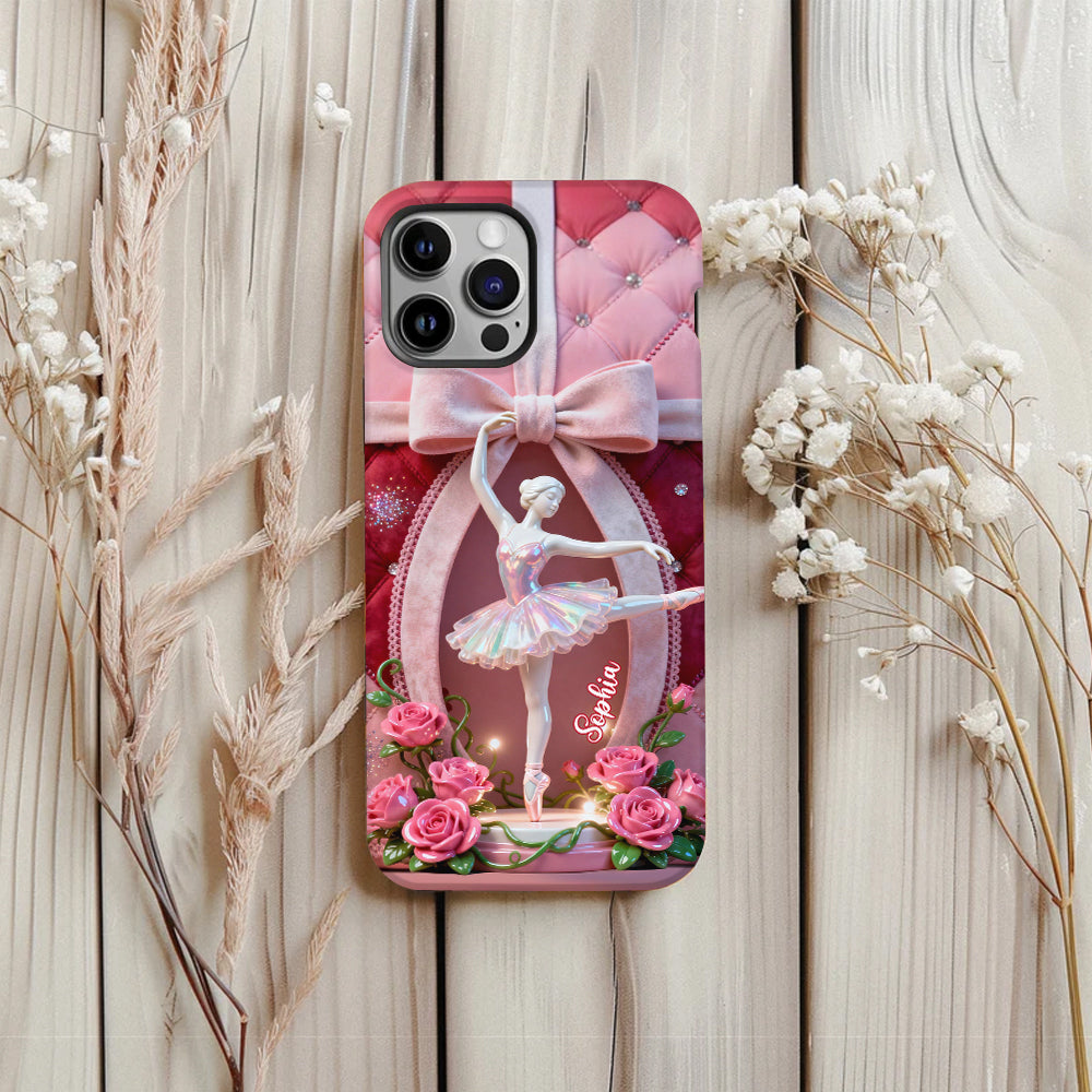 Just A Girl Who Loves To Dance - Personalized Ballet Full Print Phone Case