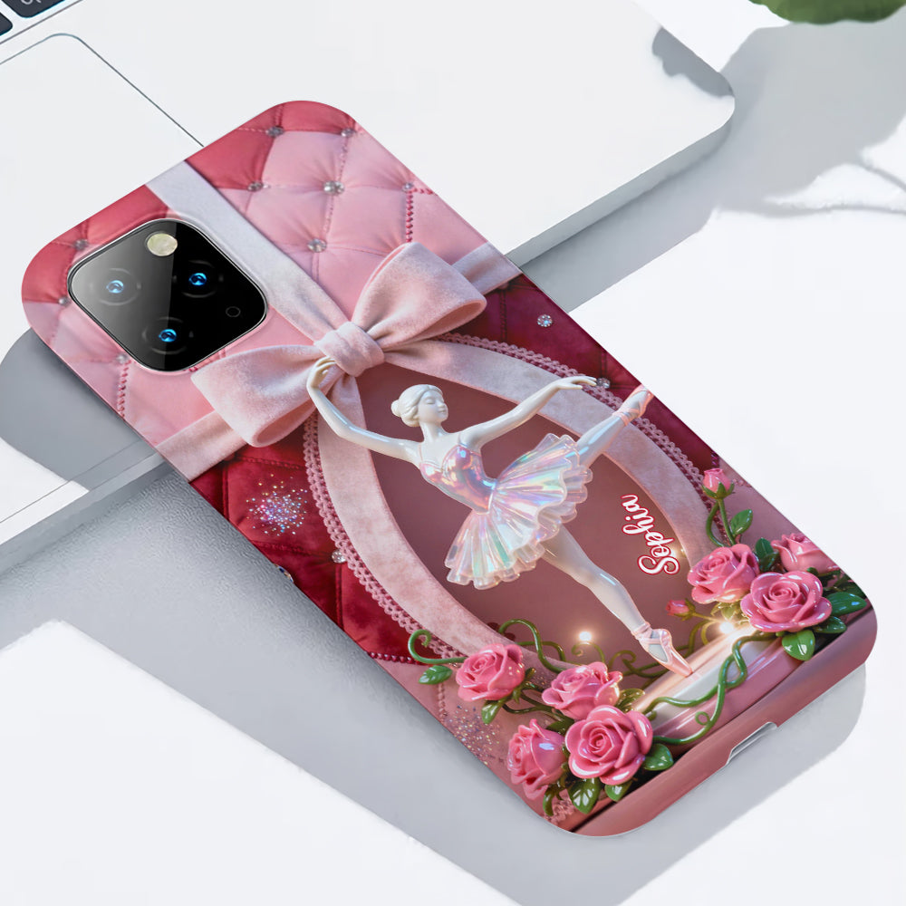 Just A Girl Who Loves To Dance - Personalized Ballet Full Print Phone Case