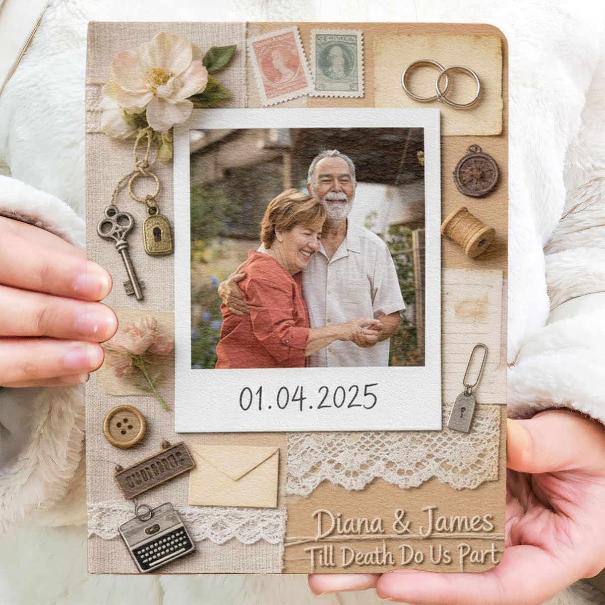 Love Letter To Husband, Boyfriend - Personalized Couple Leather Journal