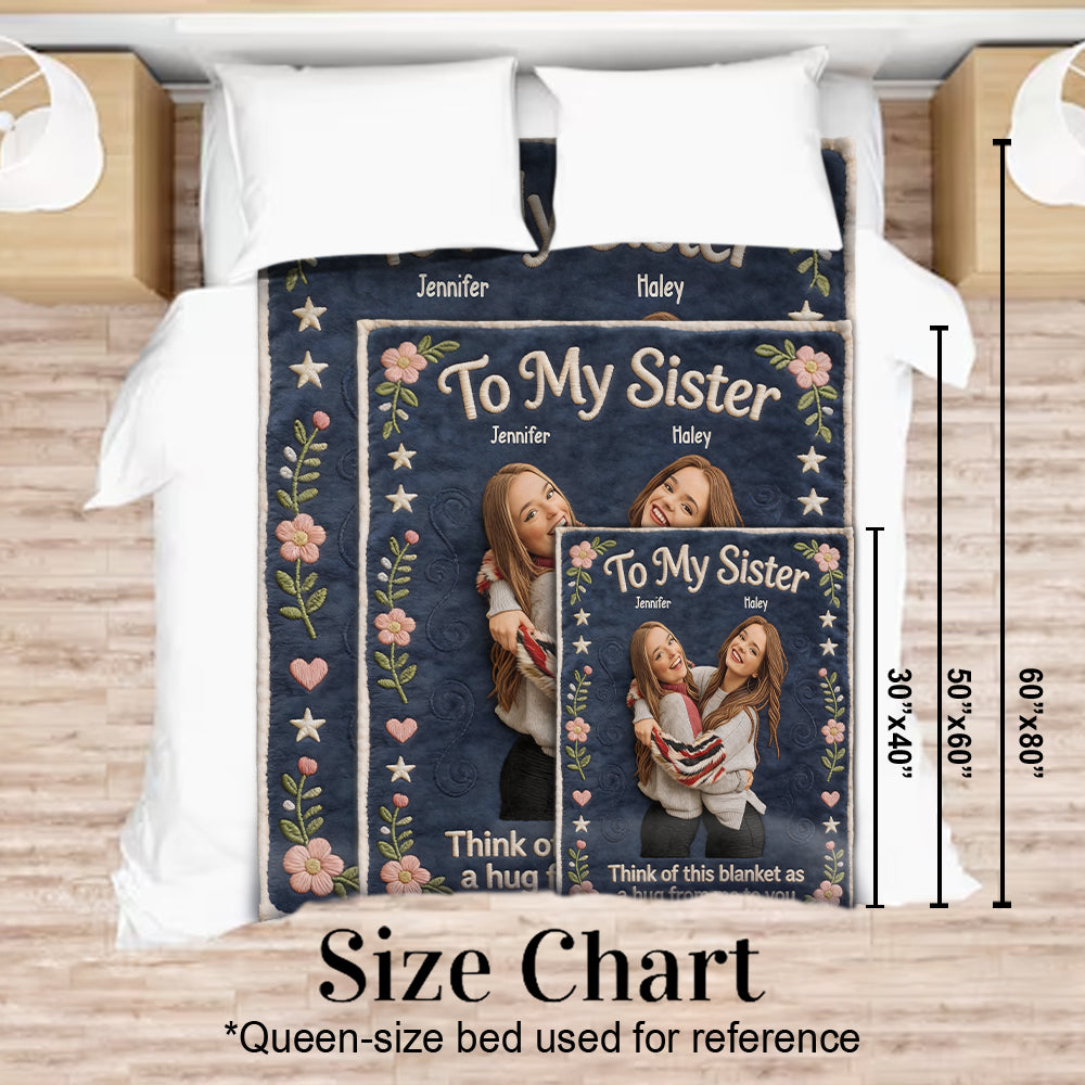 Custom From Any Photo - Personalized Bestie Blanket