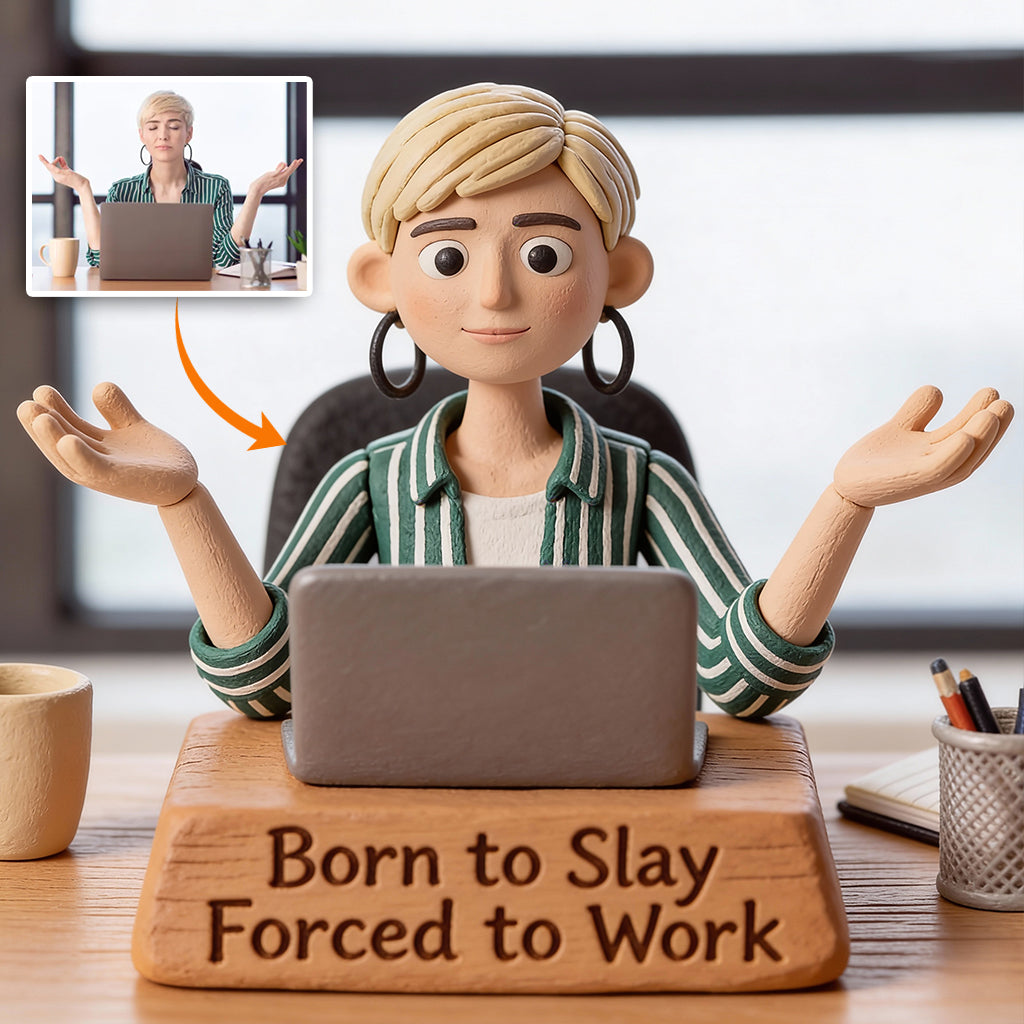 Individuell gestaltbare Acrylplakette für Kollegen nach Foto und Text – personalisierbar