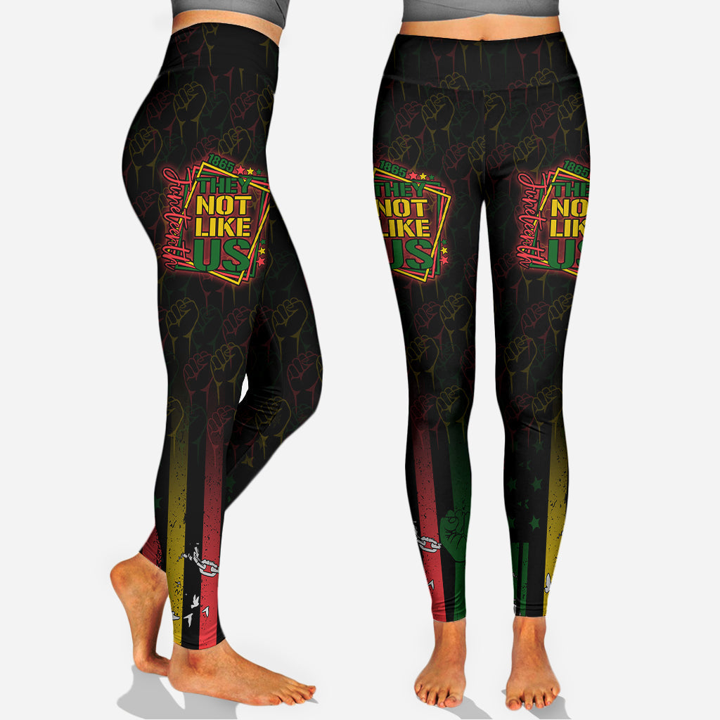 They Not Like Us - Personalized Juneteenth Hoodie and Leggings