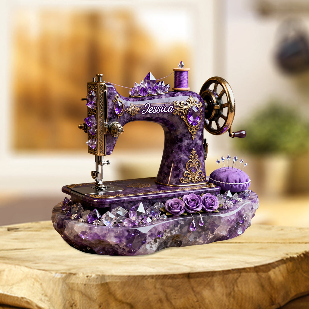 Cadeau idéal pour les passionnées de couture - Plaque acrylique personnalisée sur le thème de la couture