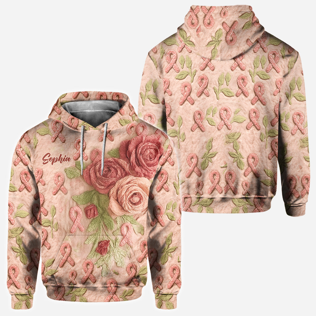 Breast Cancer Awareness - Personalized Breast Cancer Awareness All Over Shirt