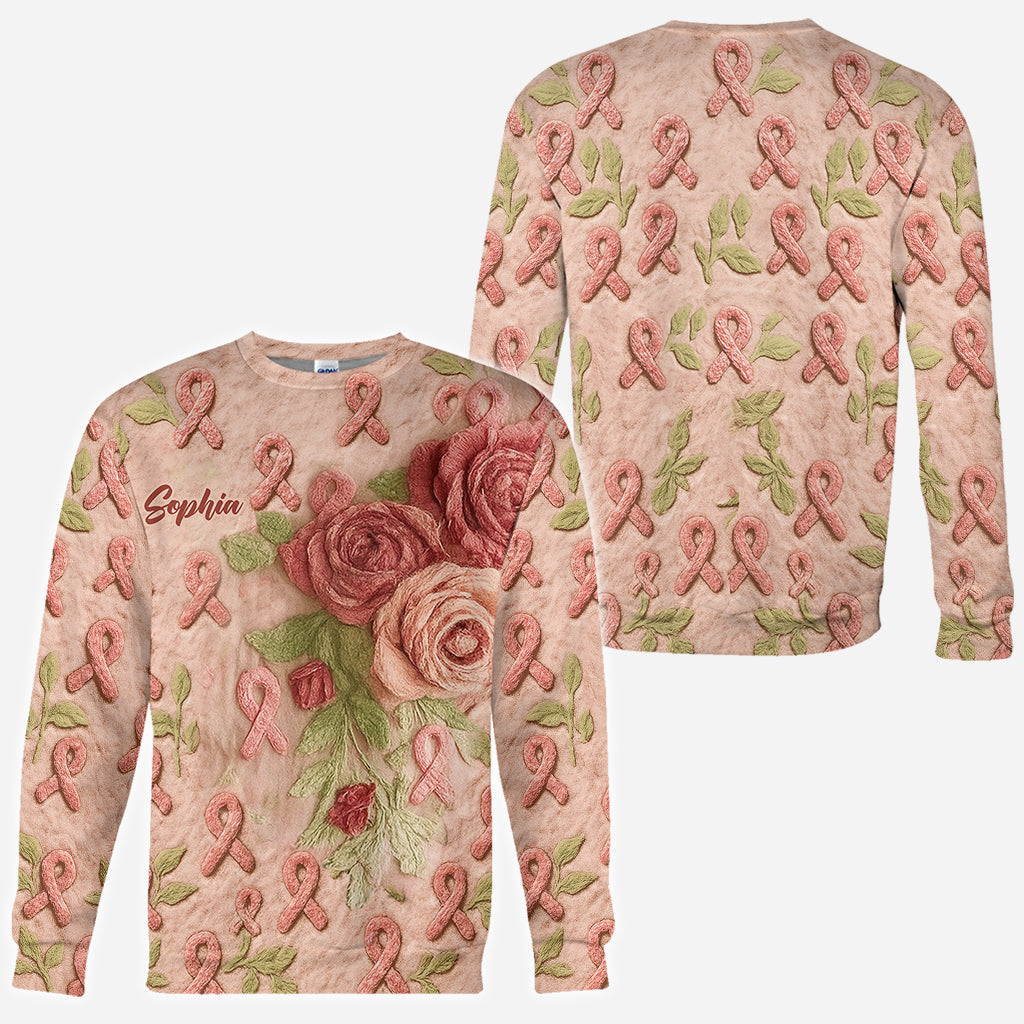 Breast Cancer Awareness - Personalized Breast Cancer Awareness All Over Shirt