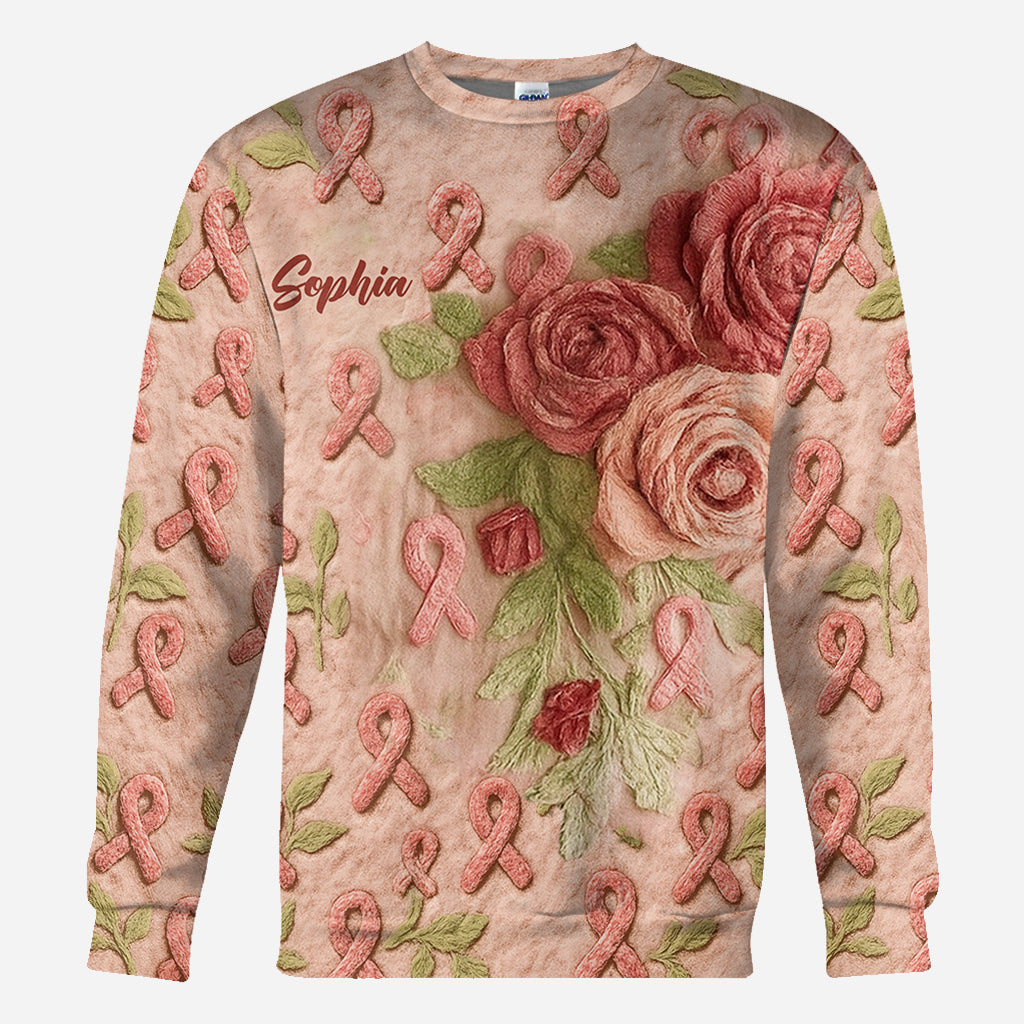 Breast Cancer Awareness - Personalized Breast Cancer Awareness All Over Shirt