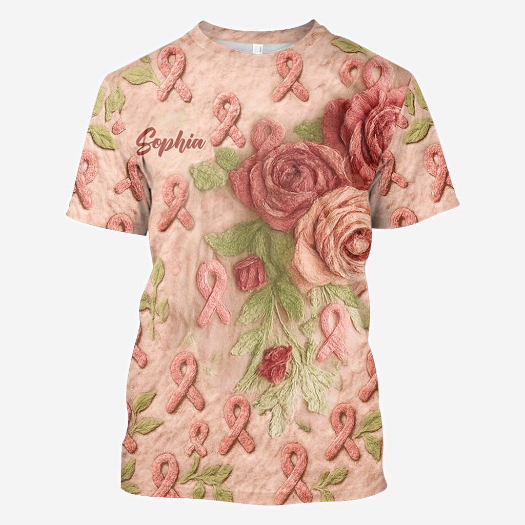 Breast Cancer Awareness - Personalized Breast Cancer Awareness All Over Shirt