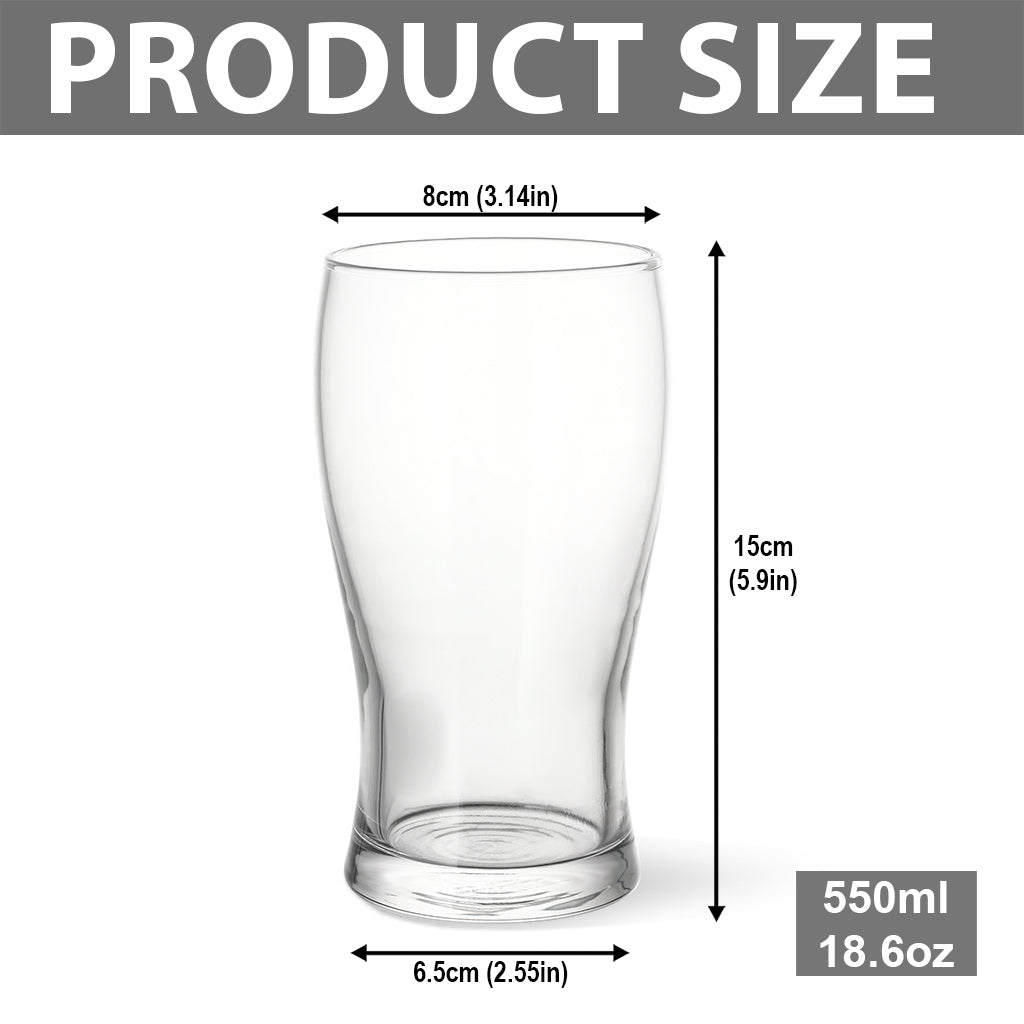 I Like Beer And Maybe 3 People - Personalized Beer Beer Pint