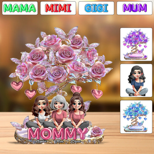 Best Mom Ever - Personalized Mother Custom Shaped Acrylic Plaque