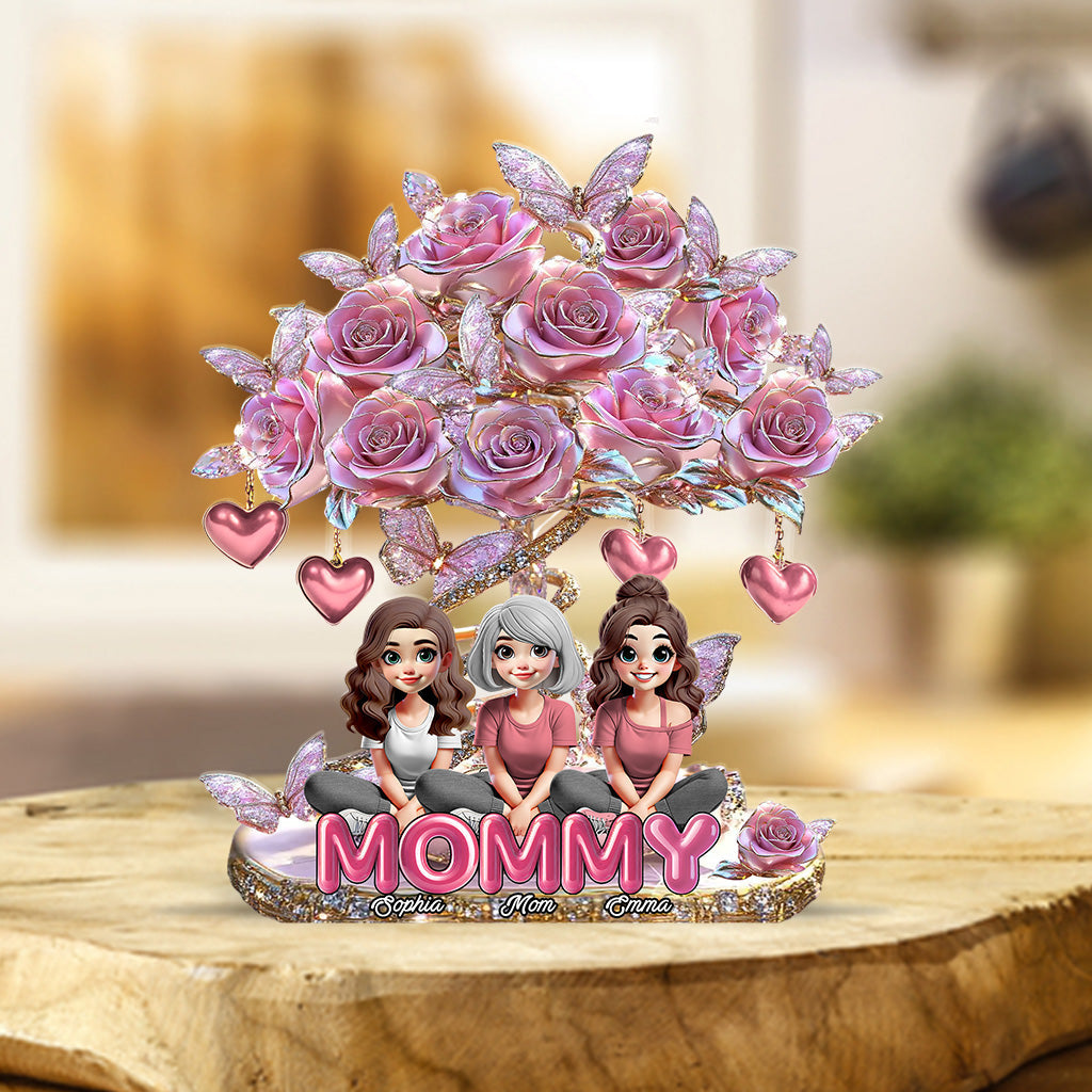 Best Mom Ever - Personalized Mother Custom Shaped Acrylic Plaque
