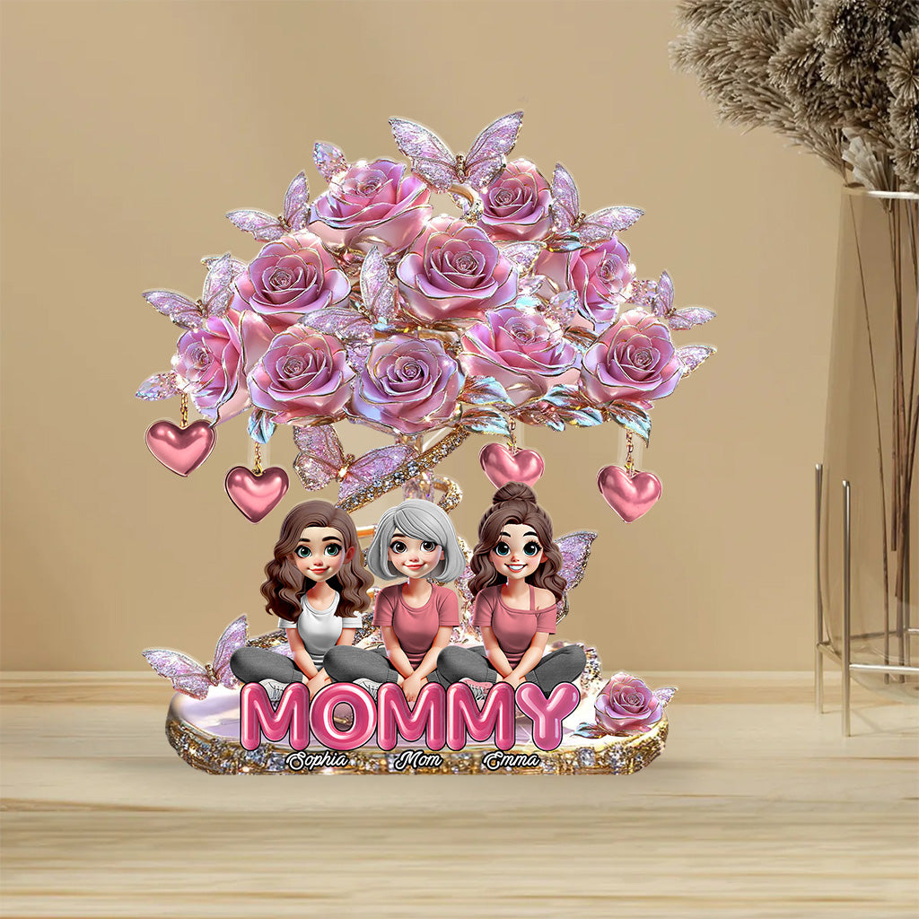Best Mom Ever - Personalized Mother Custom Shaped Acrylic Plaque