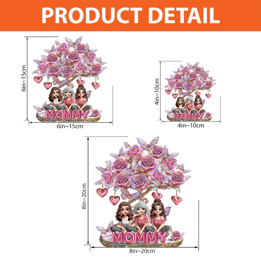 Best Mom Ever - Personalized Mother Custom Shaped Acrylic Plaque