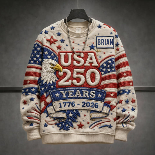 250e anniversaire des États-Unis - T-shirt personnalisé Pontoon intégral