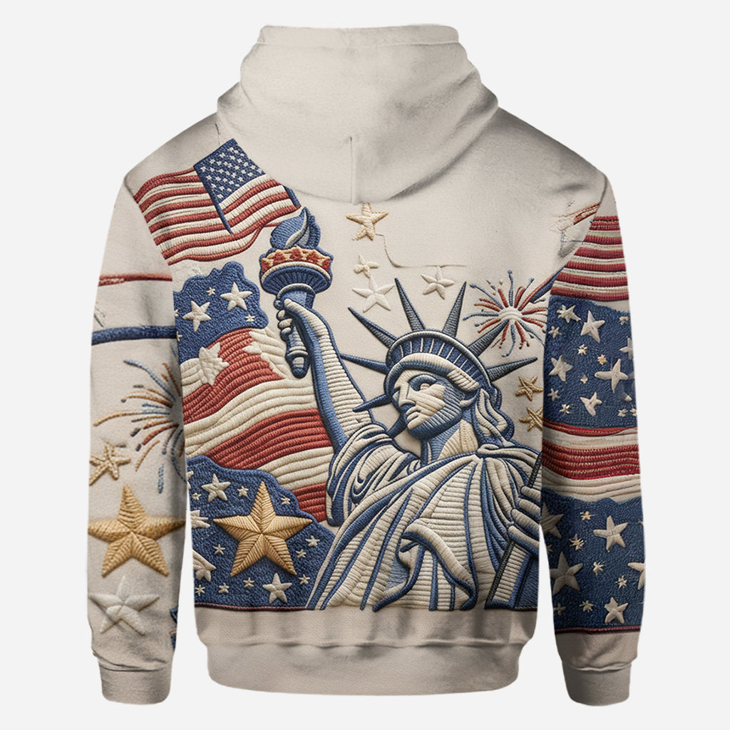 250e anniversaire des États-Unis - T-shirt personnalisé Pontoon intégral
