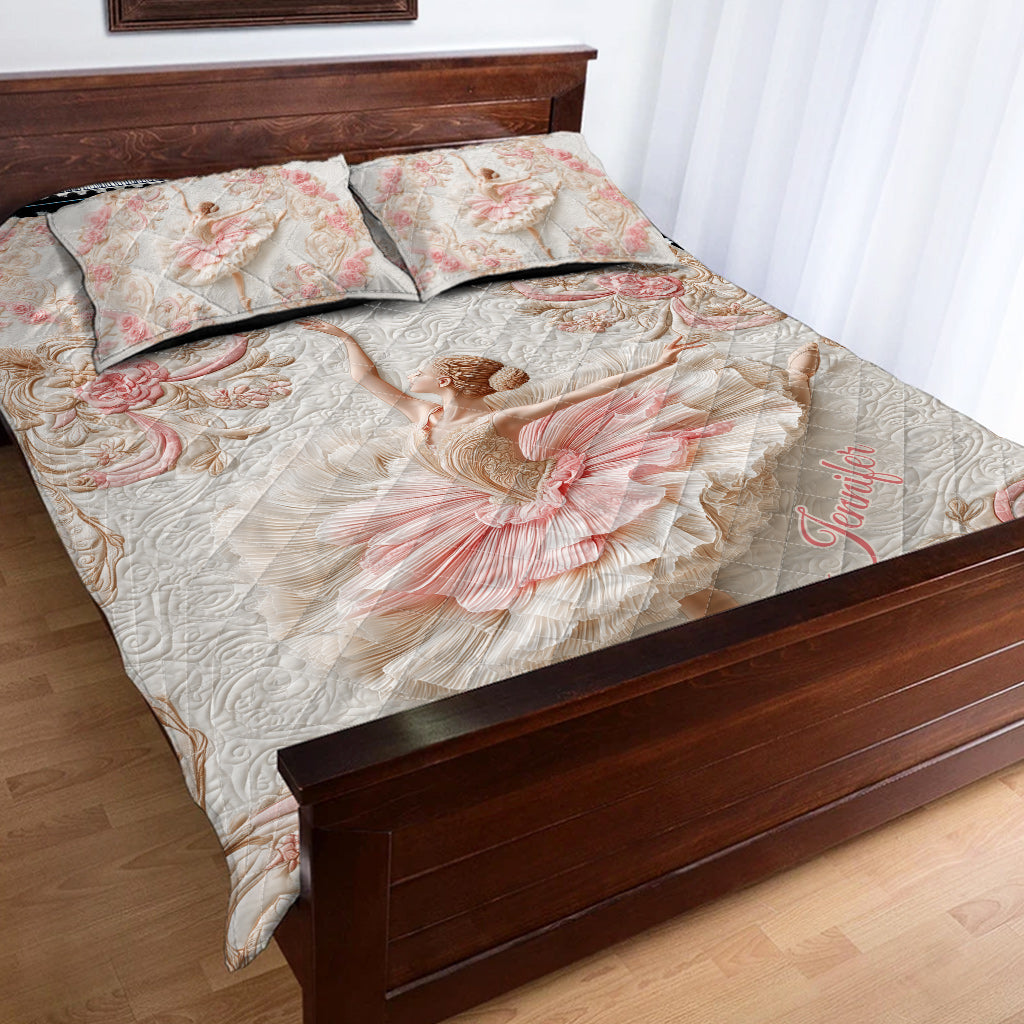 Das Leben ist schöner, wenn man tanzt – Personalisiertes Ballett-Bettwäscheset