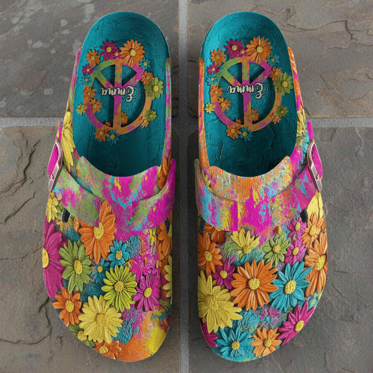 Hippie Soul - Personalized Hippie Clogs With Arch Support