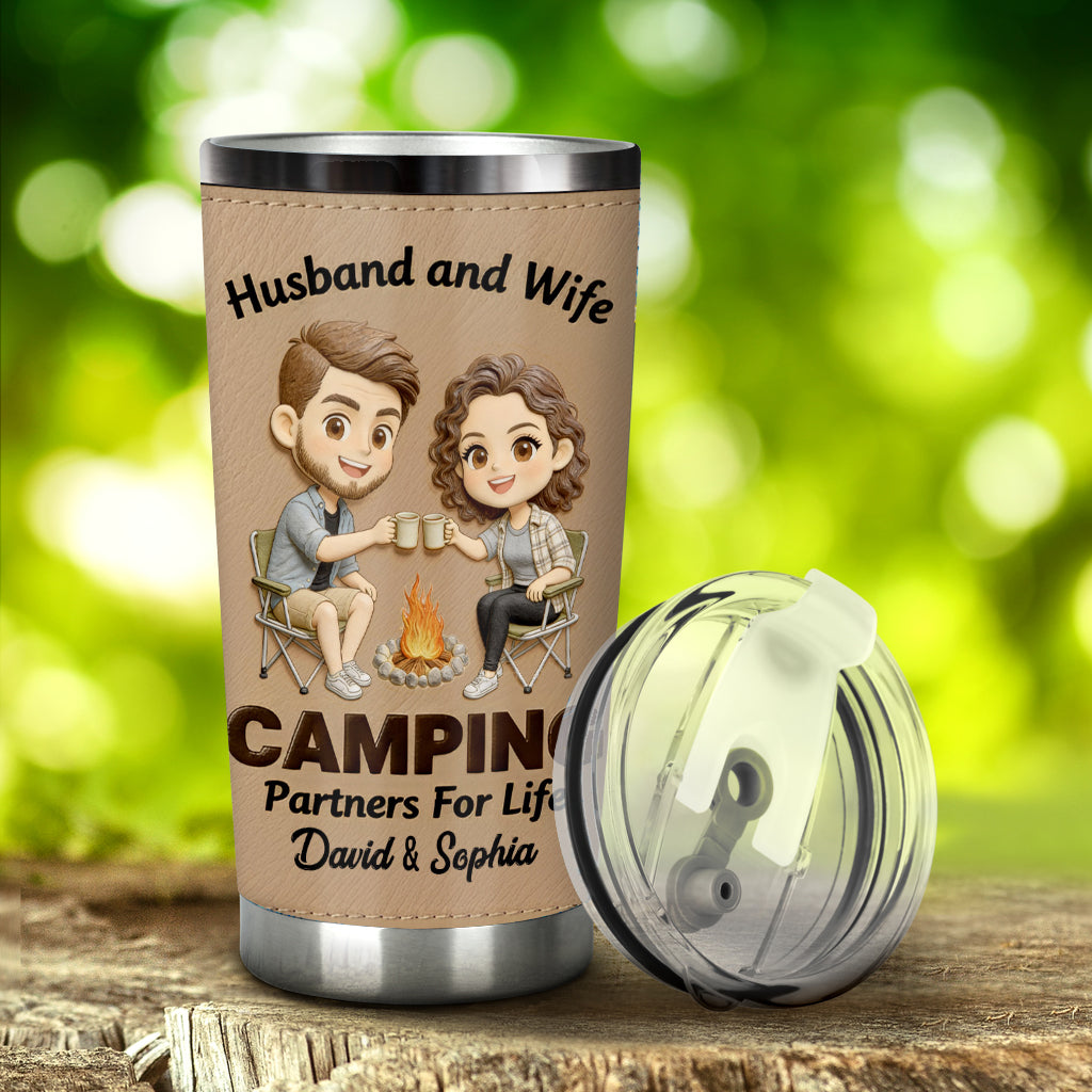 Camping Partners For Life - Personalized Camping Tumbler