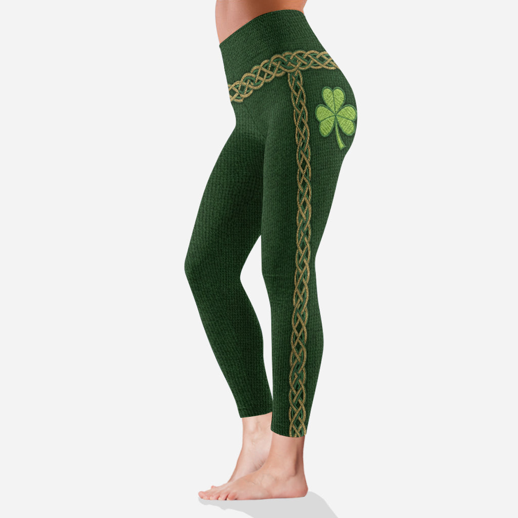 Stole My Heart And Owns My Ass - Personalized Irish Leggings