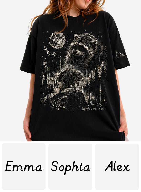 Vintage Jimothy Raccoon - Personalized Raccoon All Over Shirt