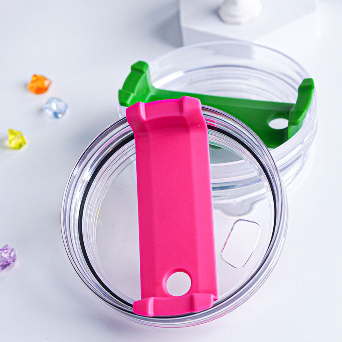 Green Magic Leaf - Personalized Weed Tumbler With Handle