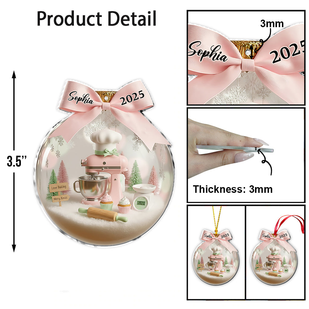 Love Baking - Personalized Baking Ornament