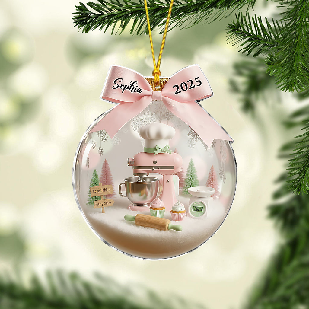 Love Baking - Personalized Baking Ornament