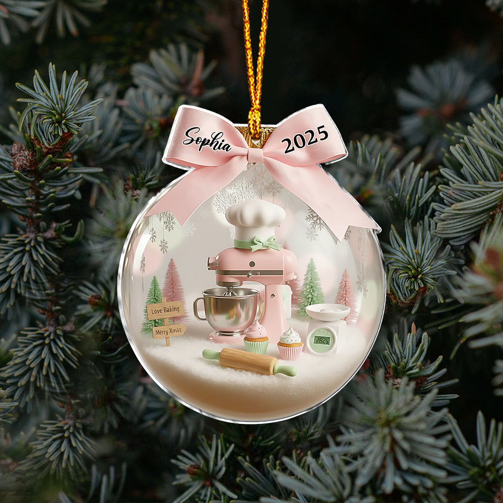 Love Baking - Personalized Baking Ornament