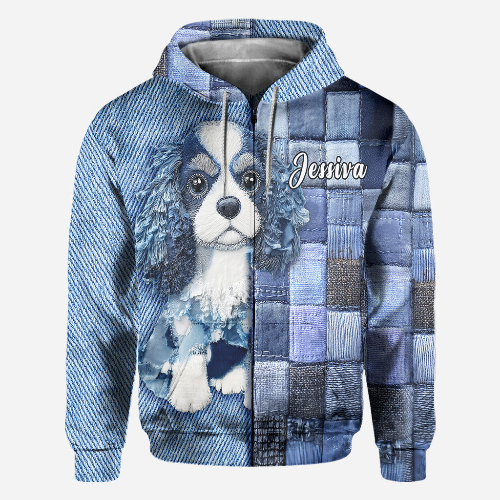 Love Cavalier King Charles Spaniel - Personalized Dog All Over Shirt