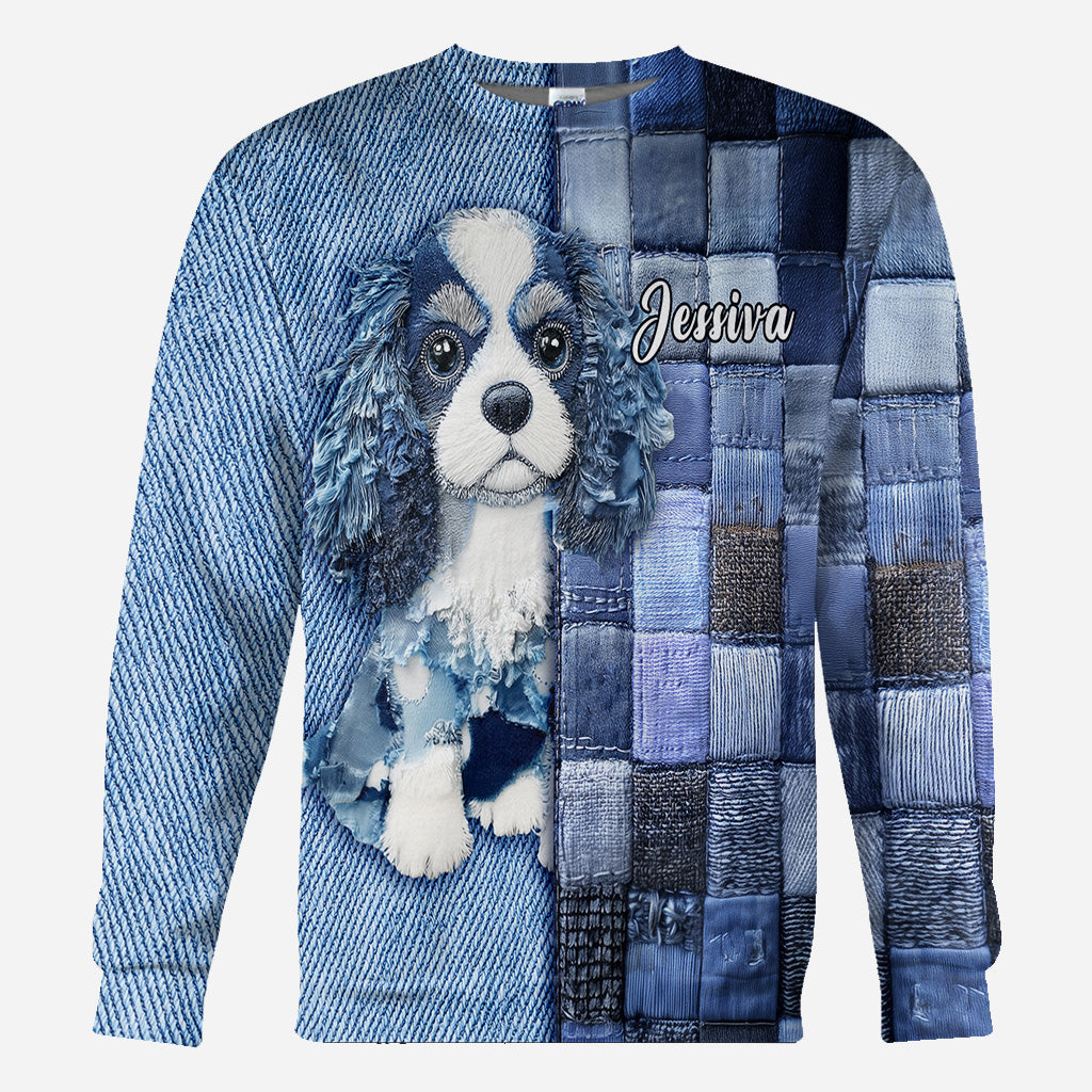 Love Cavalier King Charles Spaniel - Personalized Dog All Over Shirt