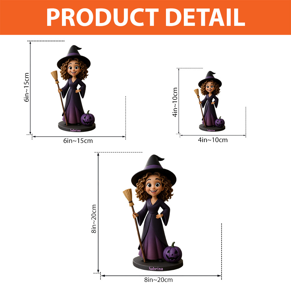 Amazing Witch - Personalized Witch Custom Shaped Acrylic Plaque