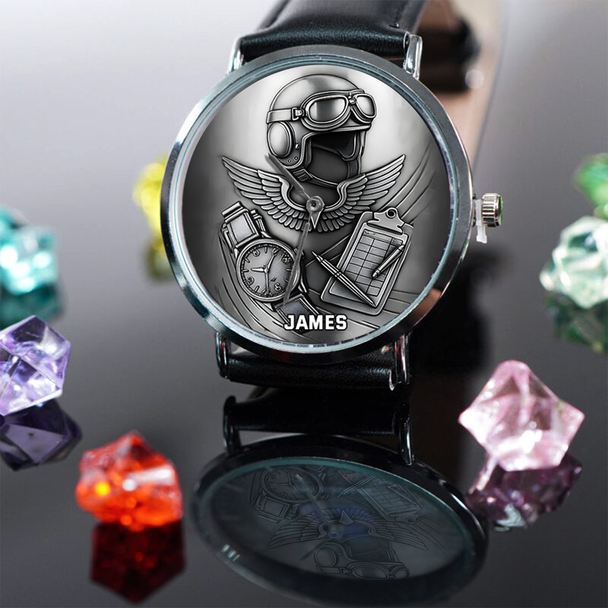Une fois que vous avez goûté au vol - Montre de pilote personnalisée