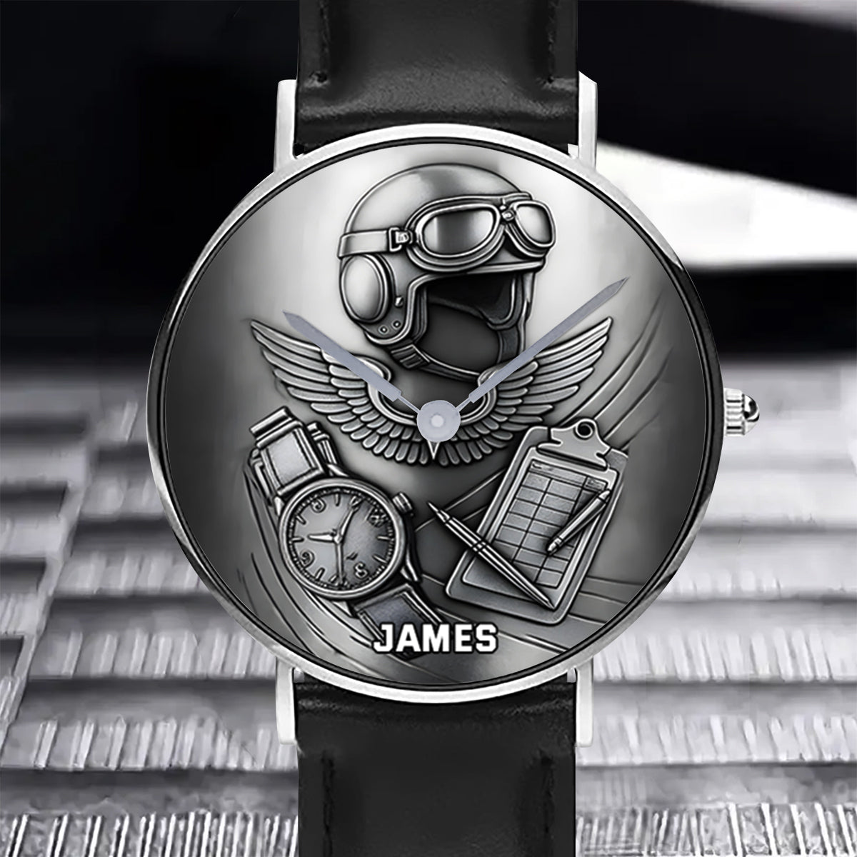 Une fois que vous avez goûté au vol - Montre de pilote personnalisée