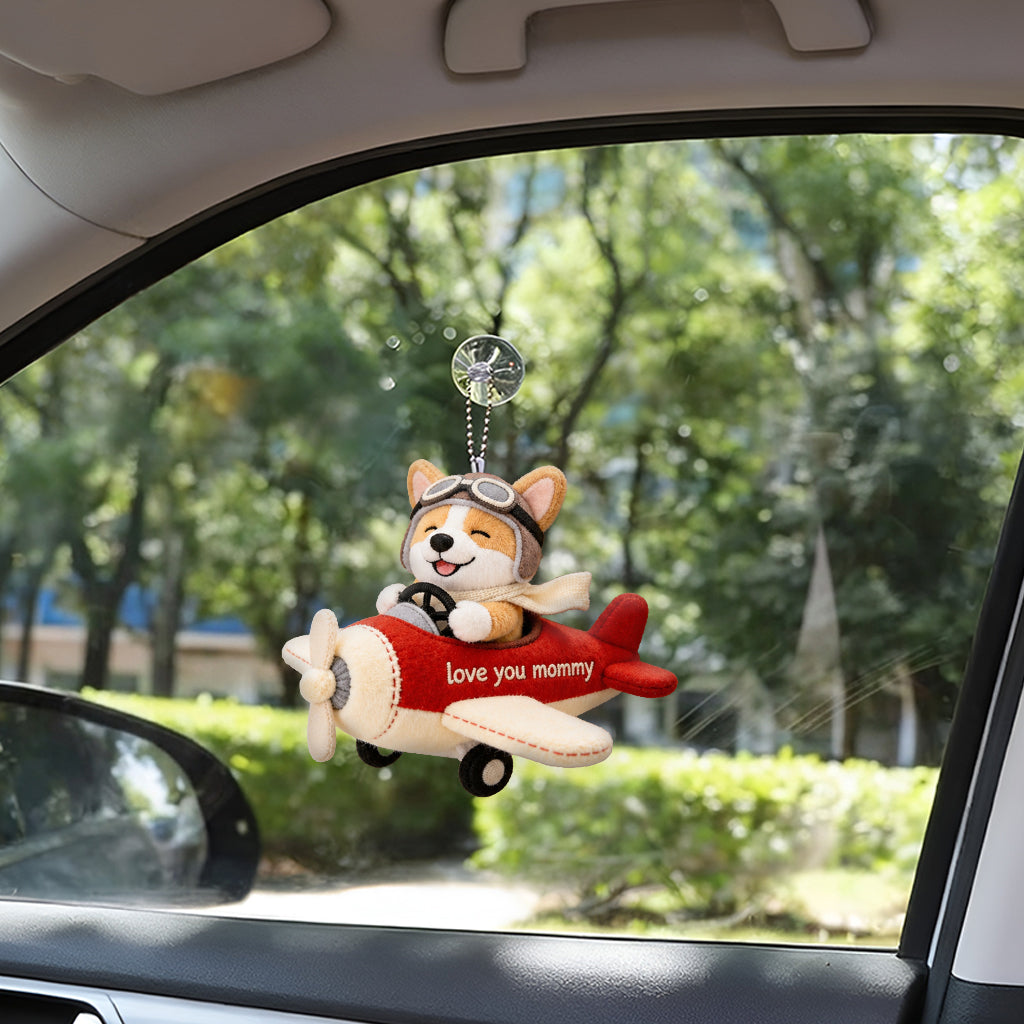 Geschenkidee für Hundeliebhaber, Haustier-Mama - Personalisierter Hund Plush Schlüsselanhänger