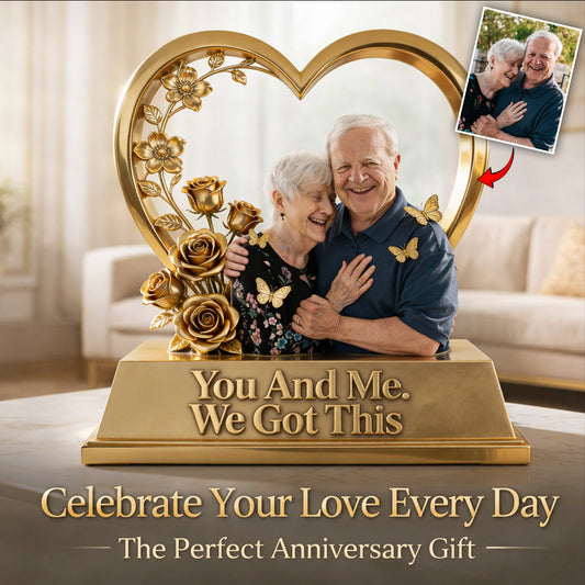 Couple Gift, You And Me We Got This - Personalized Couple Custom Shaped Acrylic Plaque