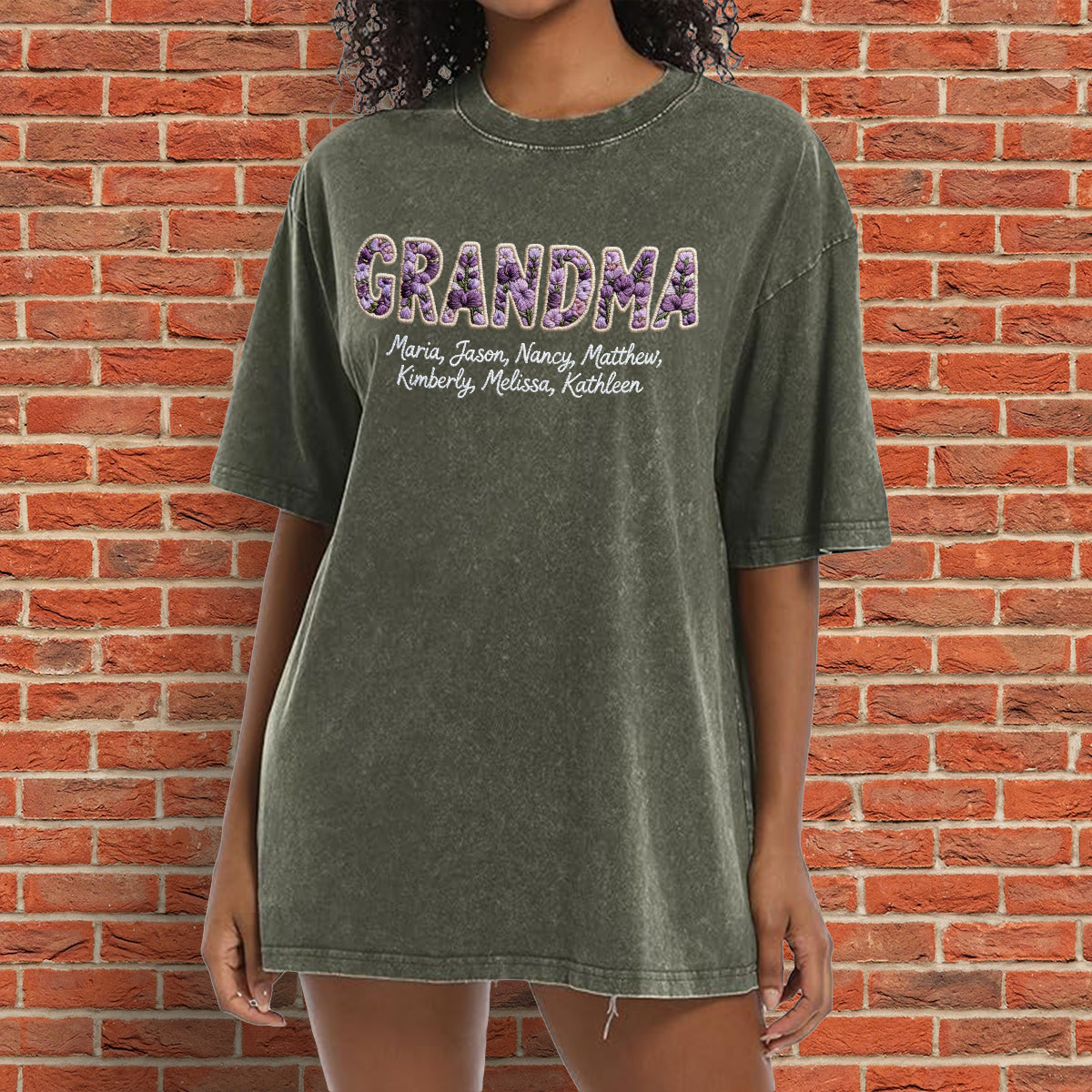 Flowers For Mother's Day - Personalized Mother Wash T-Shirt