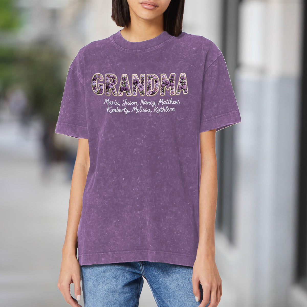 Flowers For Mother's Day - Personalized Mother Wash T-Shirt