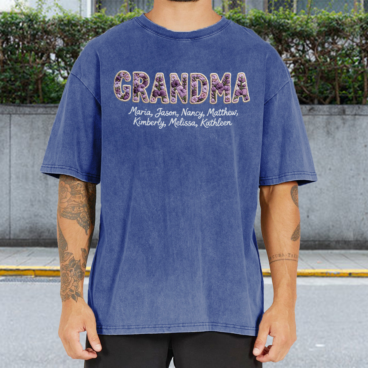 Flowers For Mother's Day - Personalized Mother Wash T-Shirt