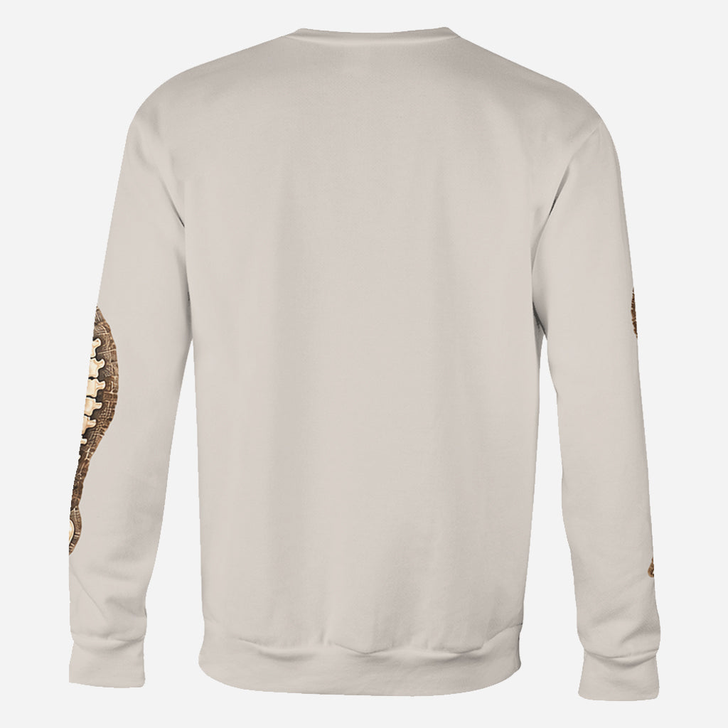 Stretch to Unearth the Whole Dinosaur - Personalized Dinosaur All Over Shirt