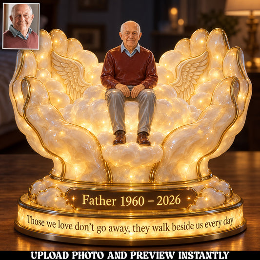 Personalized Memorial Gift, A Beautiful Keepsake to Honor a Loved One - Personalized Memorial Acrylic LED Night Light