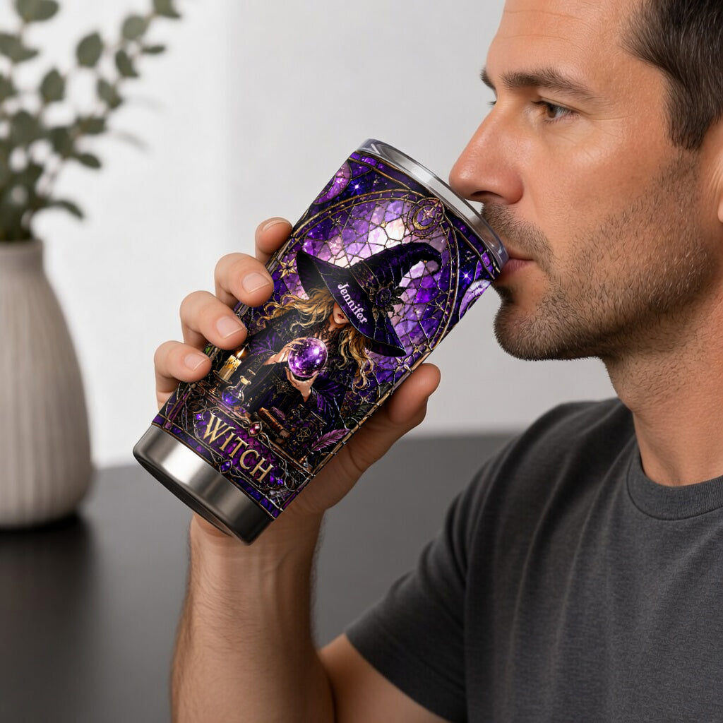 Gothic Witch - Personalized Witch Tumbler