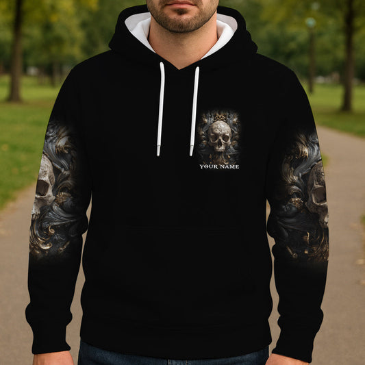 Metalic Skull - Personalized Skull All Over Shirt