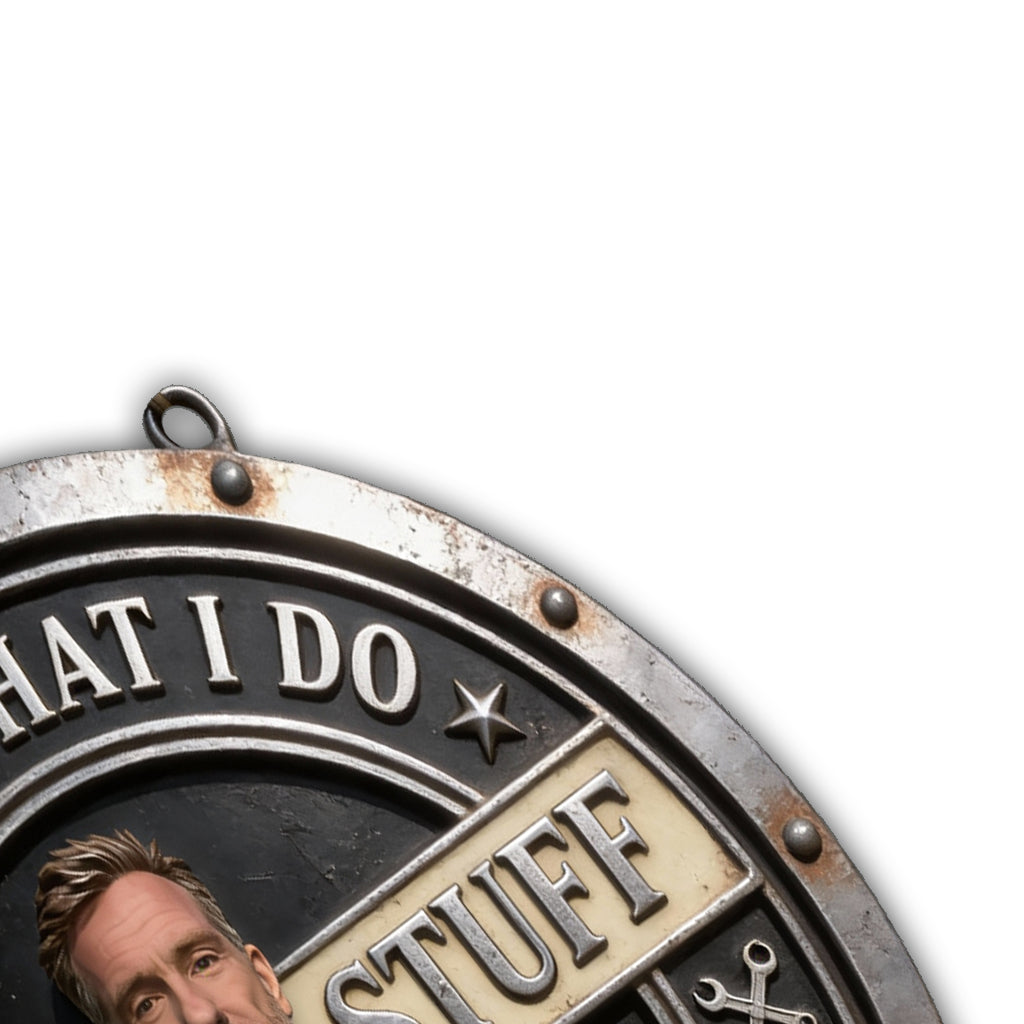 Custom From Any Photo I Fix Things - Personalized Mechanic Cut Metal Sign