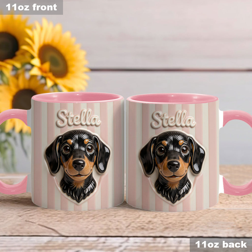 Love My pet - Personalized Dog Accent Mug